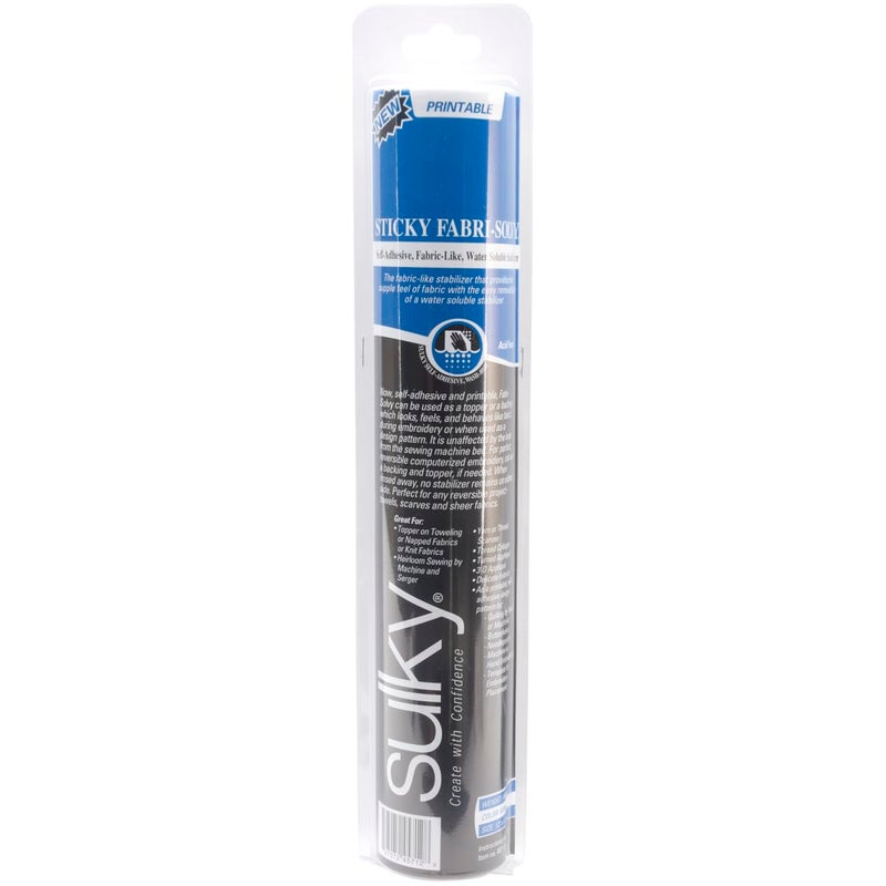 Sulky Fabric-Solvy stabilizer, White, 12 Inches - Image 1